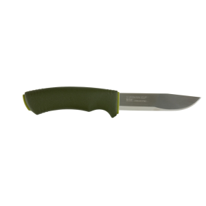 Morakniv Bushcraft Fixed Blade Knife 4.3" Clip Point Stainless Polished Blade Polymer Handle Forrest Green - Morakniv