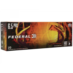 eral Fusion 6.5 PRC 140 Grain Bonded Round Nose Box Of 20 Ammo