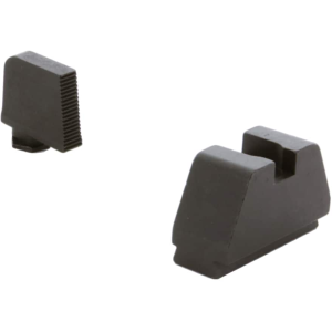 Ameriglo Optic Compatible 4XL Tall Sight Set for Glock MOS Black Serrated .385" Front, Black .480" Rear