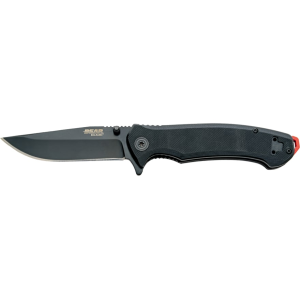 Bear & Son Sideliner Assisted Opening Pocket Knife 3.5" Drop Point 440HC Black Blade G-10 Handle Green - Bear & Son