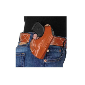 DeSantis Gunhide Maverick OWB Holster Right Hand Ruger LCP, Kel Tec P32, P3AT Leather Tan - Desantis Gunhide