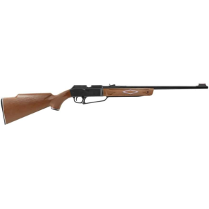 Daisy Powerline 880 Pump 177 Caliber BB and Pellet Air Rifle Wood Synthetic Stock Blue Barrel