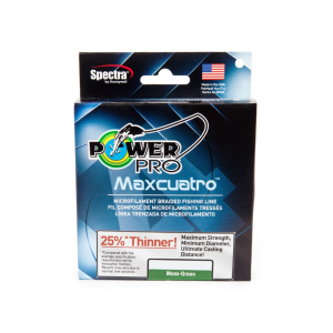 Power Pro Maxcuatro Braided Fishing Line 40lb 300yd Green