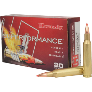 HORNADY Superformance 257 Roberts +p Ammo 117 Grain HORNADY Sst (super Shock Tip) Polymer Tip Box Of 20