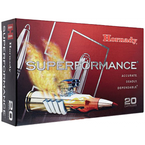 nady Superformance 6.5x55mm Swedish Mauser 140 Grain Hornady SST (Super Shock Tip) Polymer Tip Box Of 20 Ammo