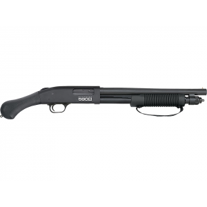 MOSSBERG 590s Shockwave Pump 12 Gauge Shotgun 14.375" Blued Barrel Black Bird's Head Stock