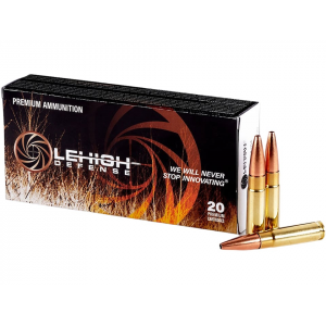 igh Defense CC 300 AAC Blackout 115 Grain Lehigh Controlled Chaos Solid Hollow Point Lead Free Box Of 20 Ammo