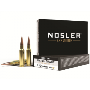 ler Match Grade 6.5 Creedmoor 140 Grain Nosler RDF Jacketed Hollow Point Box Of 20 Ammo