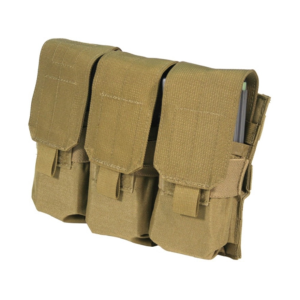 BLACKHAWK! S.T.R.I.K.E. MOLLE M4/M16 Triple Magazine Pouch Holds 6 AR-15 30 Round Magazine Nylon Coyote Tan - Blackhawk!
