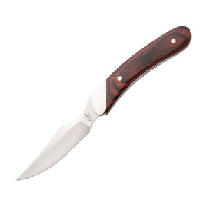 Bear & Son 2009R Fixed Blade Knife 2.5" Clip Point High Carbon Satin Blade Rosewood Handle - Bear & Son