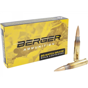 ger Match Grade 308 Winchester 185 Grain Berger Juggernaut OTM Tactical Jacketed Hollow Point Box Of 20 Ammo