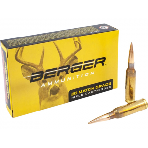 ger Match Grade 6.5 Creedmoor 156 Grain Berger Elite Hunter Jacketed Hollow Point Box Of 20 Ammo