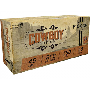 cchi Cowboy Action 45 Colt (Long Colt) 250 Grain Flat Nose Case Of 500 (10 Boxes Of 50) Ammo