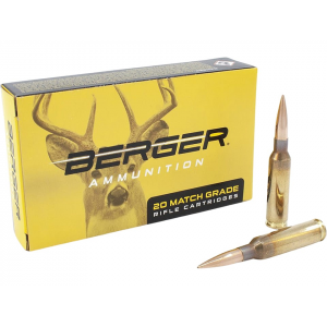 ger Match Grade 6.5 Creedmoor 135 Grain Berger Classic Hunter Jacketed Hollow Point Box Of 20 Ammo