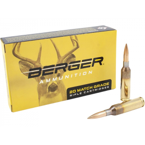 ger Match Grade 6mm Creedmoor 95 Grain Berger Classic Hunter Jacketed Hollow Point Box Of 20 Ammo