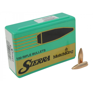 SIERRA MatchKing 6.8mm, 270 Caliber (277 Diameter) Bullets 115 Grain Jacketed Hollow Point Box of 100