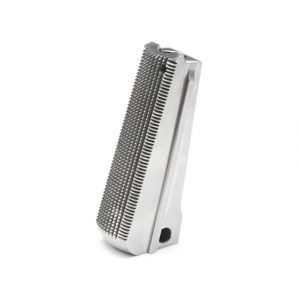 Wilson Combat Mainspring Housing V-Grip 1911 Government, Commander Checkered 30 LPI Stainless Steel - Wilson Combat