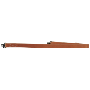 Montana Sling Sewn Leather Rifle Sling with Swivel Brown - Montana Sling