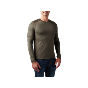 5.11 Men's Tropos Long Sleeve Base Layer Shirt Ranger Green Large - 5.11