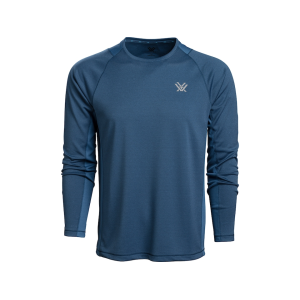 VORTEX OPTICS Men's Weekend Rucker Long Sleeve Crew Neck T Shirt Dark Blue 2XL