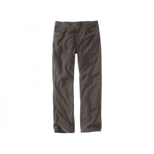 CARHARTT Men's Rugged Flex Canvas 5 Pocket Pants Gravel 34X32