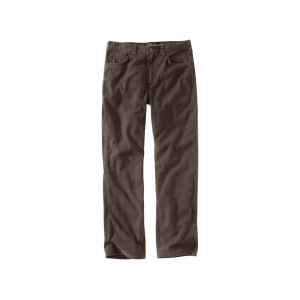 Carhartt Men's Rugged Flex Canvas 5 Pocket Pants Dark Coffee 38X32 - Carhartt