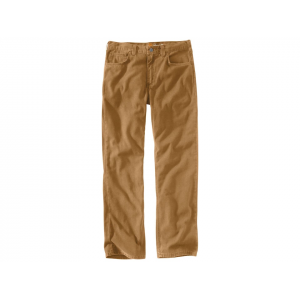 CARHARTT Men's Rugged Flex Canvas 5 Pocket Pants Hickory 40X32