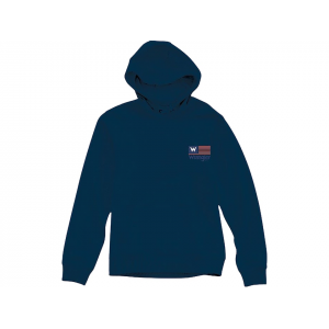 WRANGLER Men's Graphic Hoodie Navy Medium
