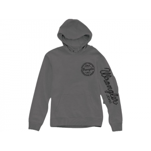 WRANGLER Men's Graphic Hoodie Gray Large