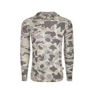 Drake Men's Hunter Creek Old School Bamboo Hoodie Old School Gray Medium - Drake