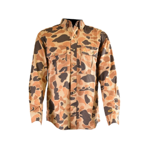 Browning Men's  Wasatch CB Long Sleeve Shirt Vintage Tan Medium - Browning