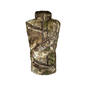 MidwayUSA Men's Prairie Creek Soft Shell Hooded Insulated Vest Realtree APX XL - Midwayusa