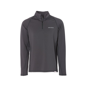 GRUNDENS Men's Grundies Mid Long Sleeve Quarter Zip Base Layer Shirt Anchor Medium