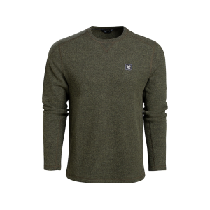 VORTEX OPTICS Men's Front Country Thermal Long Sleeve Crew Neck Shirt Olive Large