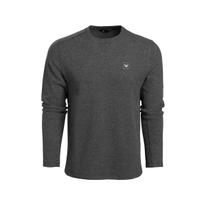 VORTEX OPTICS Men's Front Country Thermal Long Sleeve Crew Neck Shirt Charcoal Large