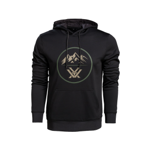 VORTEX OPTICS Men's 3 Peaks Performance Hoodie Black 2XL