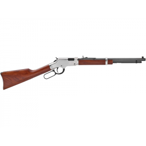 Henry Golden Boy Silver Lever Action Youth Rifle 22 Long Rifle 17" Blued Barrel Nickel Frame Walnut Field Stock