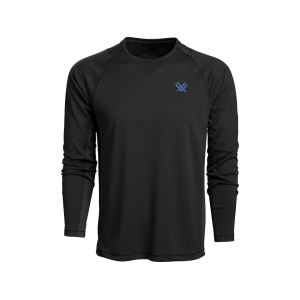 VORTEX OPTICS Men's Weekend Rucker Long Sleeve Crew Neck T Shirt Black 2XL