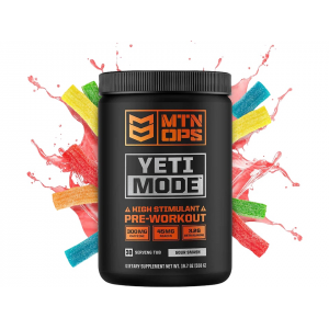 MTN OPS Yeti Mode Pre Workout Sour Smash 30 Servings