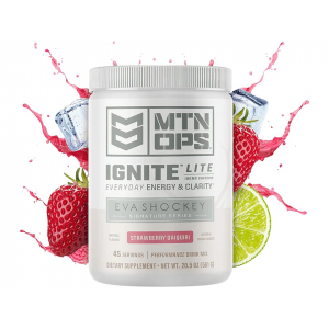 MTN OPS Eva Shockey Ignite Lite Energy Drink Powder Strawberry Daiquiri 45 Servings