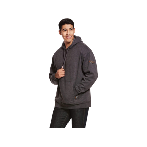 Ariat Men's Rebar Workman Hoodie Charcoal 2XL - Ariat