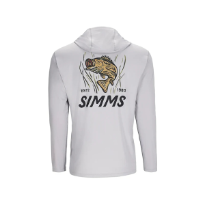 Simms Men's Tech Artist Series Hoodie Sterling/Bass Medium - Simms