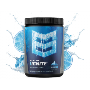 MTN OPS Ignite Energy Drink Powder Glacier Ice 45 Servings