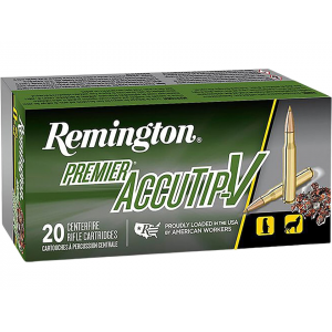 ington Premier Varmint 243 Winchester 75 Grain Remington AccuTip Polymer Tip Box Of 20 Ammo