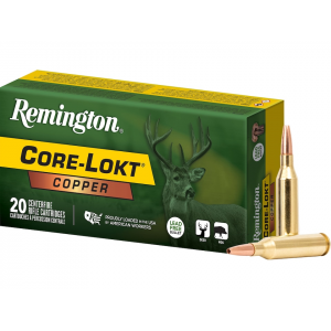 ington Core-Lokt Copper 243 Winchester 85 Grain Solid Hollow Point Lead Free Box Of 20 Ammo