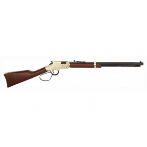HENRY Golden Boy Lever Action Rifle 22 Winchester Magnum Rimfire (wmr) 20" Blued Barrel Brass Frame Walnut Field Stock Large Loop