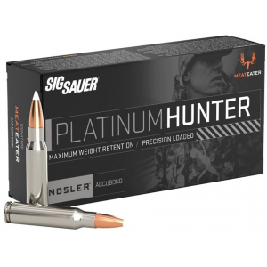  Sauer Platinum Hunter 308 Winchester 165 Grain Nosler AccuBond Bonded Polymer Tip Box Of 20 Ammo