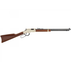 HENRY Golden Boy Lever Action Rifle 22 Winchester Magnum Rimfire (wmr) 20.5" Blued Barrel Brass Frame Walnut Straight Grip Stock