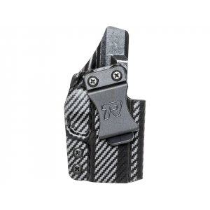 Rounded IWB Holster Right Hand Canik Mete MC9 Kydex Carbon Fiber - Rounded