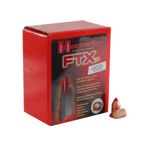 Hornady FTX (Flex Tip eXpanding) 44 Caliber (430 Diameter) Bullets 225 Grain Polymer Tip with Cannelure Box of 100